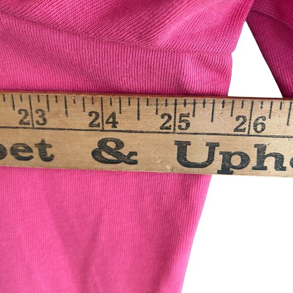 Quacker Factory Top 2X Pink Palm Tree Sparkle Rhinestones Tropical Beachy Fun - Picture 6 of 13